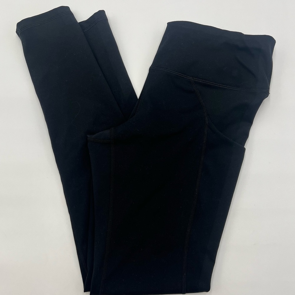 HKJIEVSHOP Women’s M High Waisted Pocket Yoga Pants Black